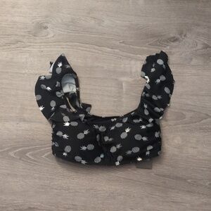 Vince camuto pineapple bikini top size medium